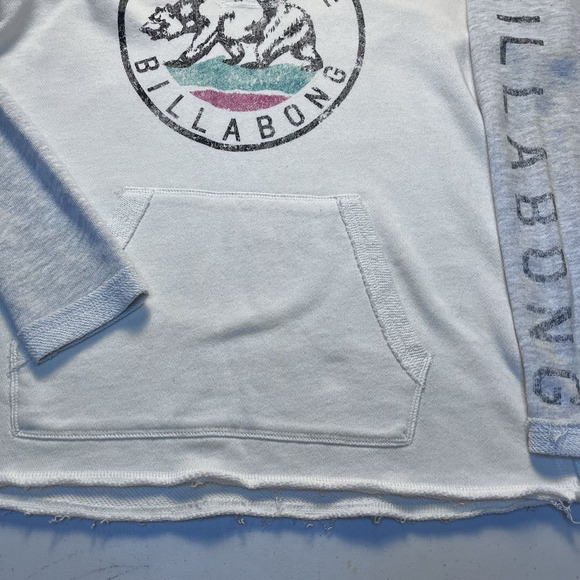 Billabong California Love Pullover Hoodie Vneck Sweatshirt Sweater Size Large - Picture 7 of 14